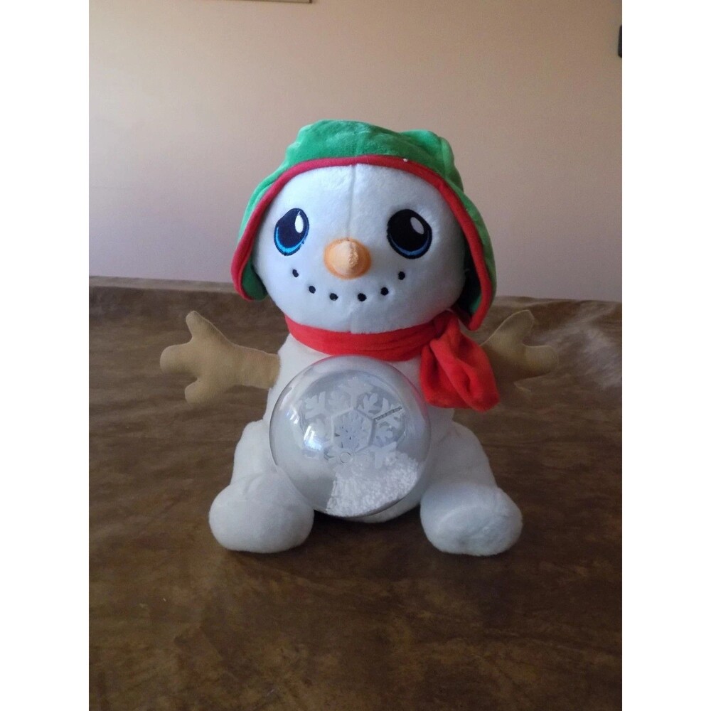 Walgreens Christmas Animated Light Up "Let it Snow" Snowman Plush Message Pal